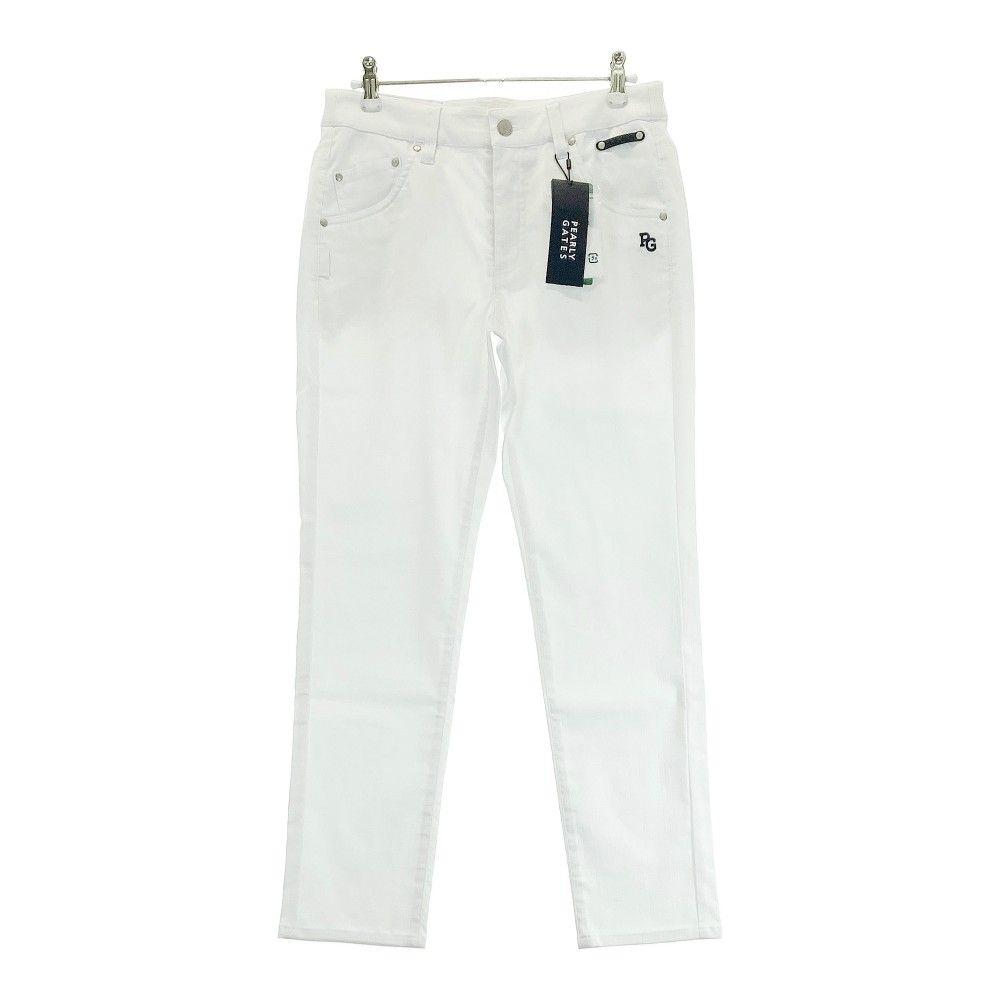 サイズ 0 PEARLY GATES パーリーゲイツ モデル ストレッチパンツ ホワイト系 240101346832 ゴルフウェア レディース ストスト