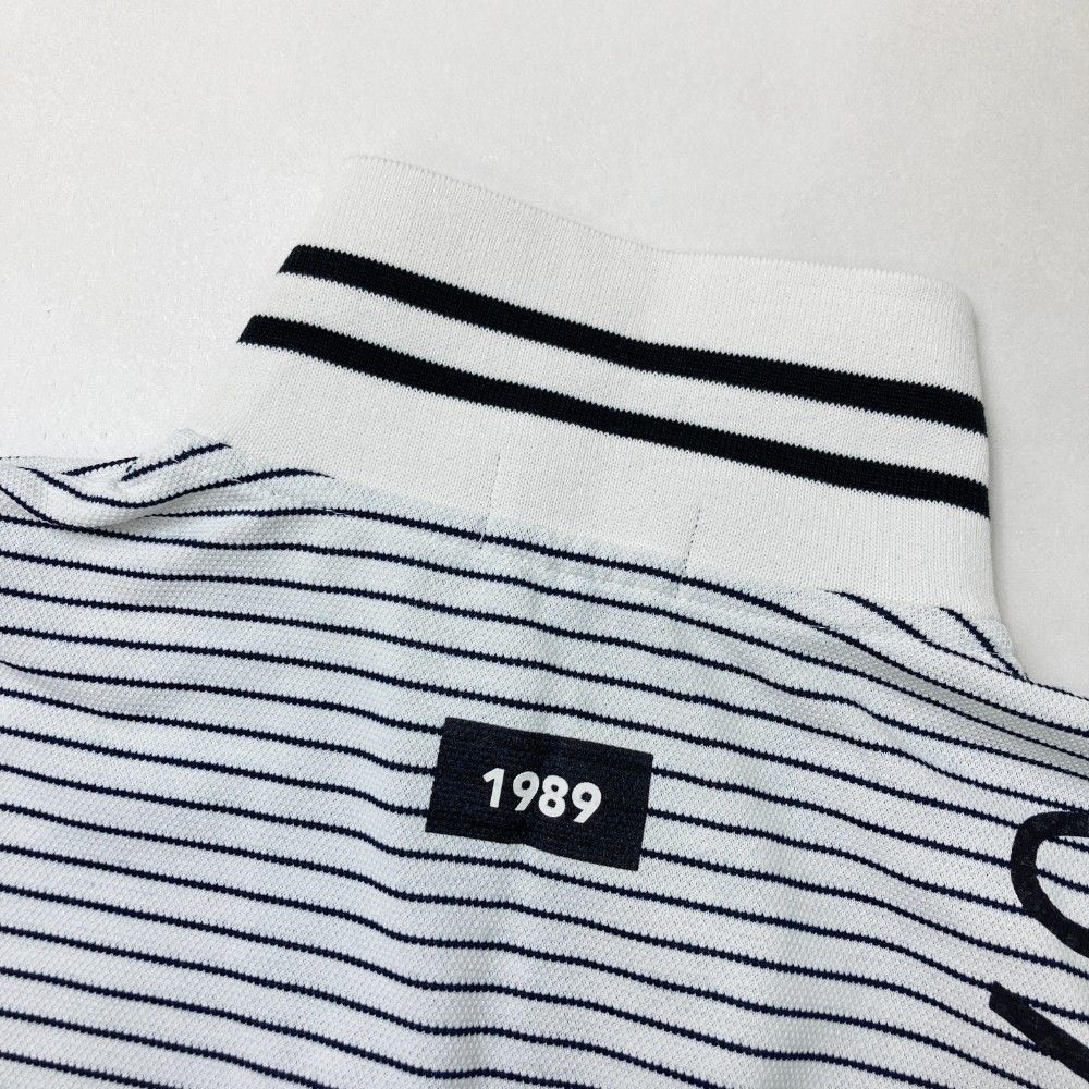 残り1点 サイズ 1 PEARLY GATES パーリーゲイツ モデル 半袖ポロシャツ ボーダー柄 ホワイト系 240101357210 ゴルフウェア レディース ストスト 【気質アップ】