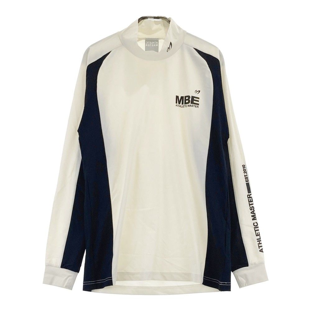 サイズ 4 MASTER BUNNY EDITION マスターバニーエディション ハイネック 長袖Tシャツ ホワイト系 240101358610 ゴルフウェア メンズ ストスト