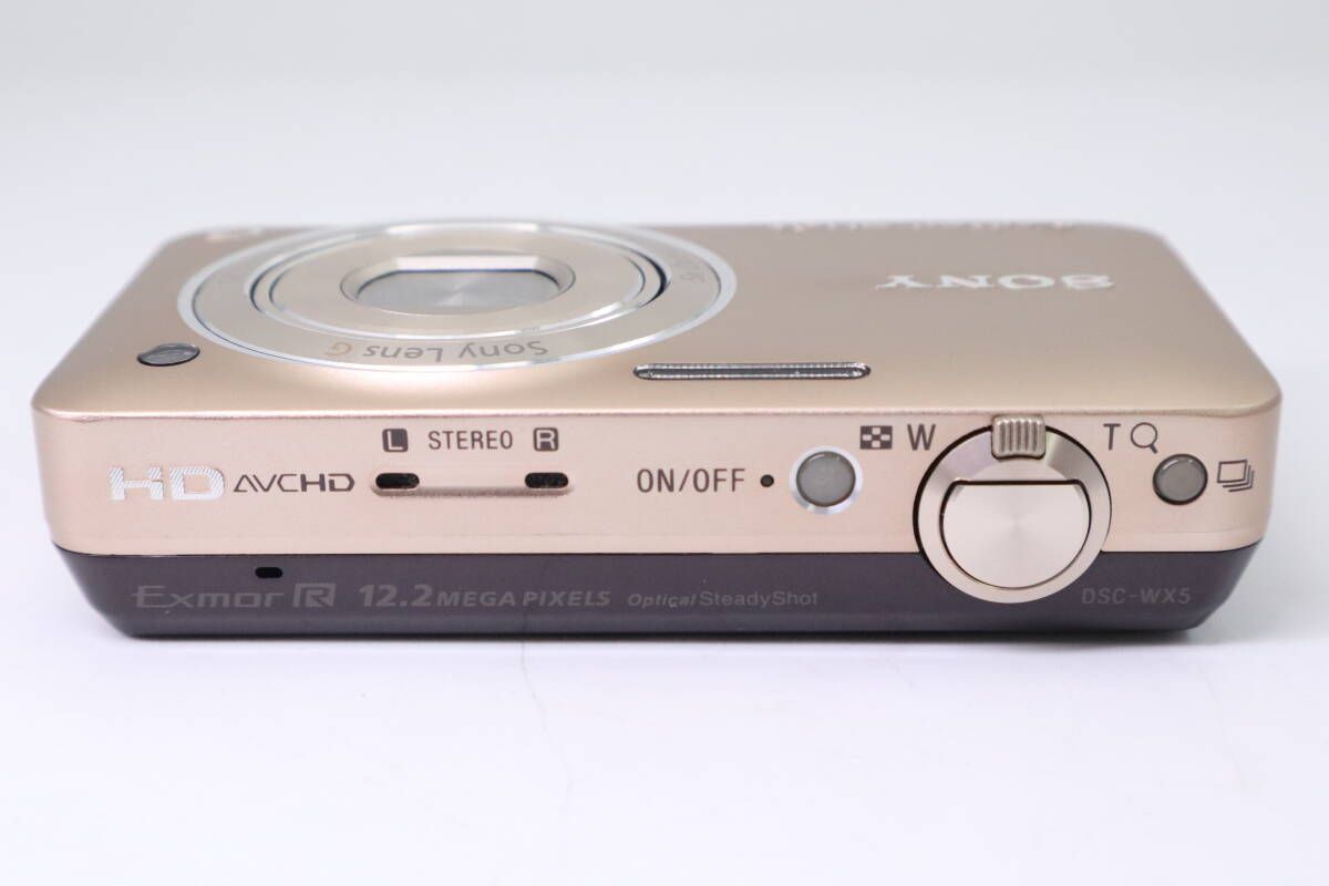 SONY DSC-WX5 ソニー コンパクトデジタルカメラ ゴールド (f05101