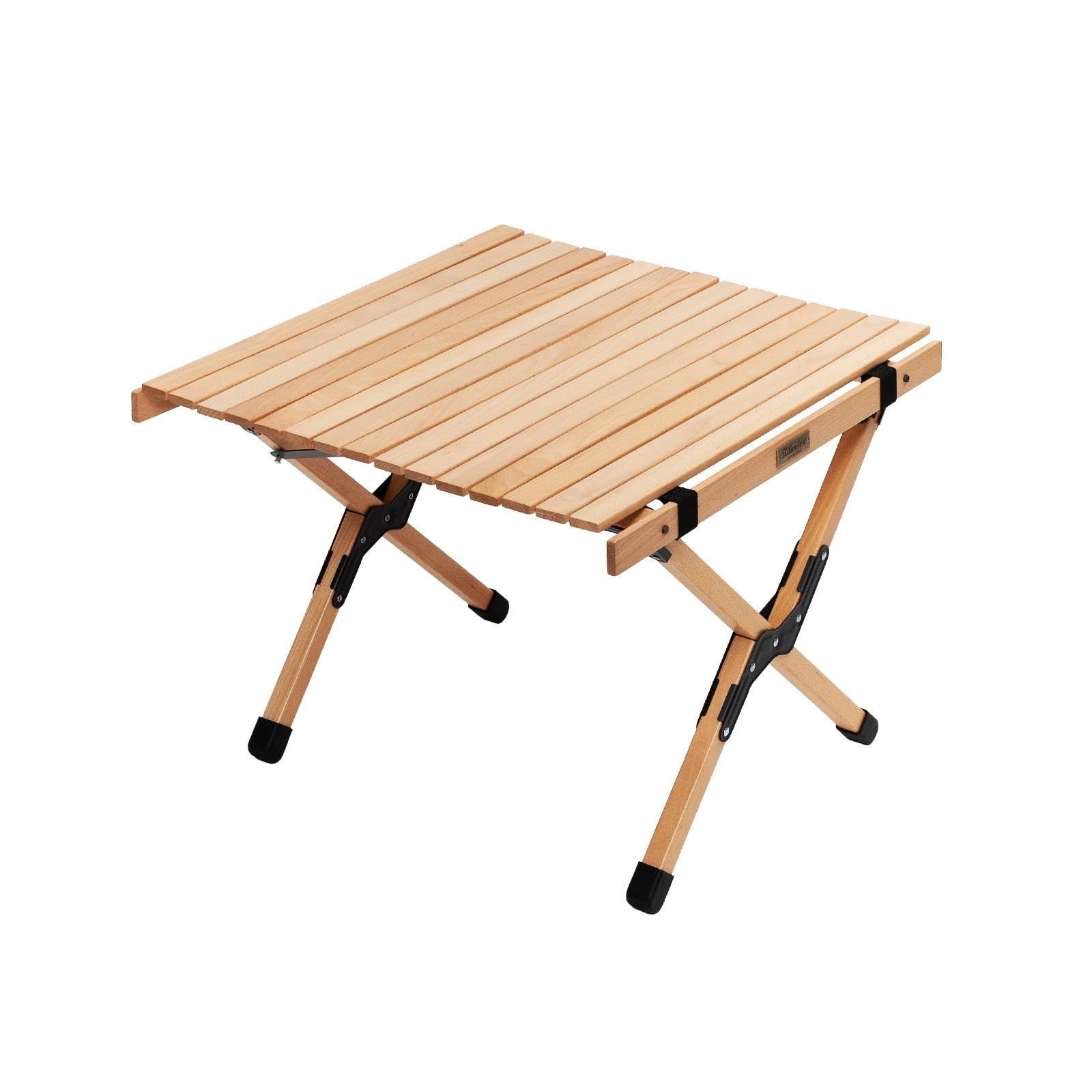 商品 天然 ロールトップ ナチュラル ソロ NATURAL 60 コンパクト キャンプ アウトドア おしゃれ ウッドロールトップテーブルEX Hilander ハイランダー