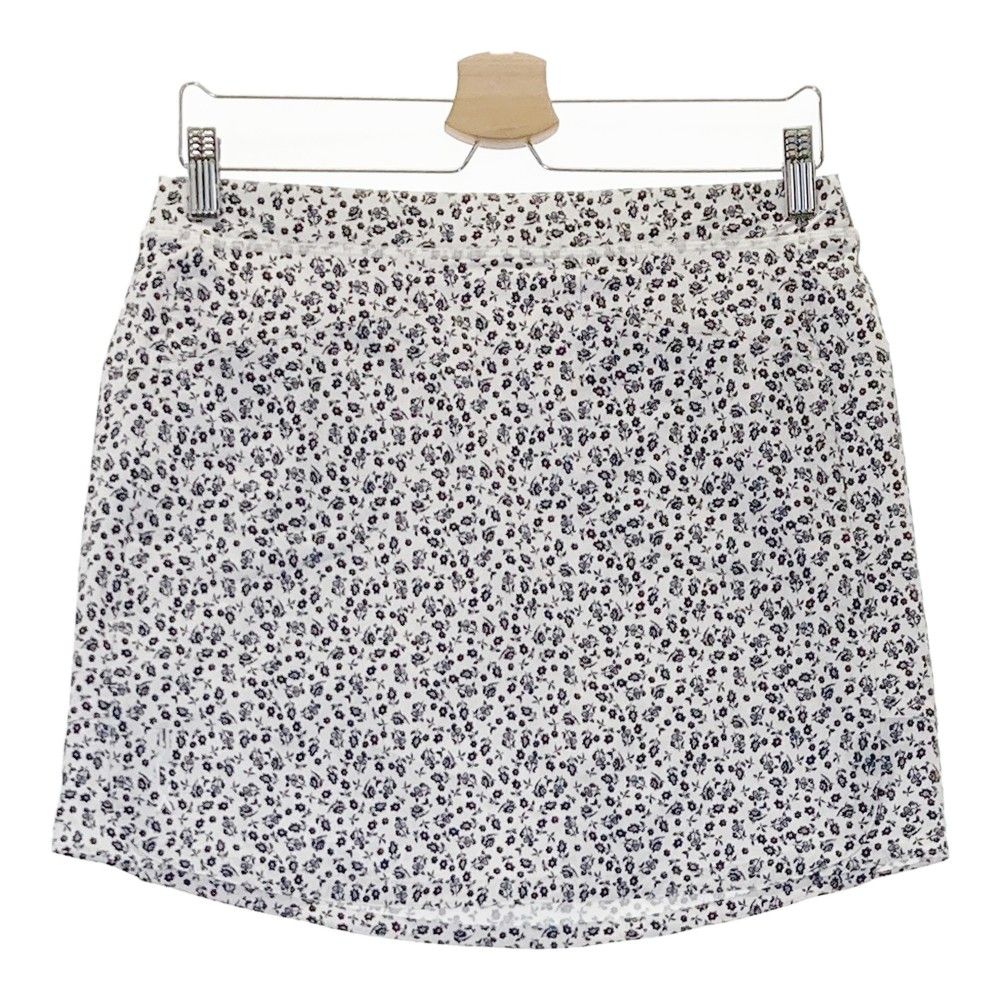 サイズ S RLX ラルフローレン インナー付 スカート 花柄 ホワイト系 240101378866 ゴルフウェア レディース ストスト