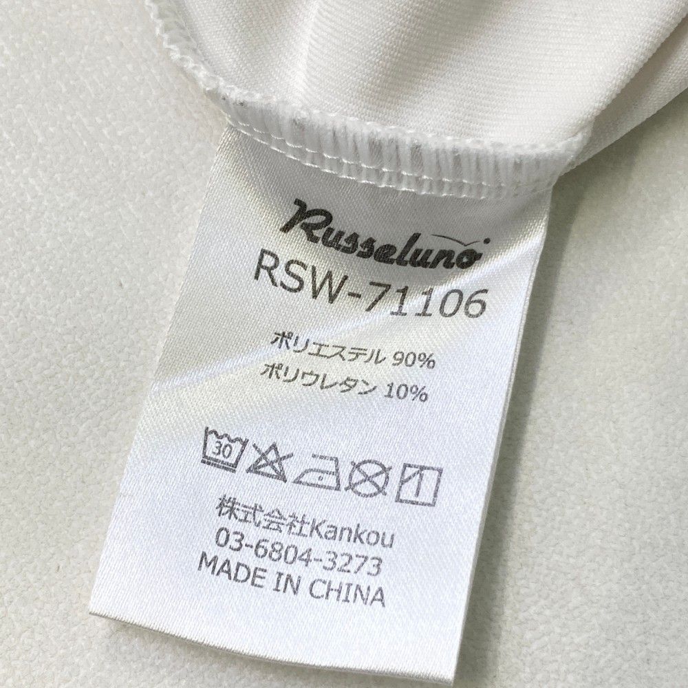 サイズ：F RUSSELUNO ラッセルノ ハイネック 長袖 インナーTシャツ