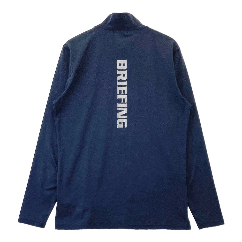 サイズ S BRIEFING GOLF ブリーフィング モックネック 長袖Tシャツ ネイビー系 240101401944 ゴルフウェア メンズ ストスト