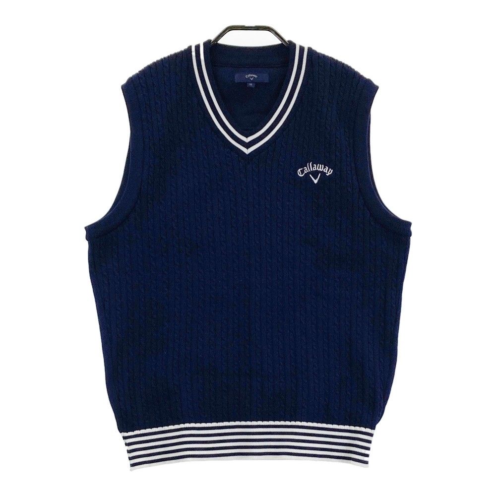 Callaway キャロウェイ 中綿ベスト グレンチェック柄 グレー LLサイズ