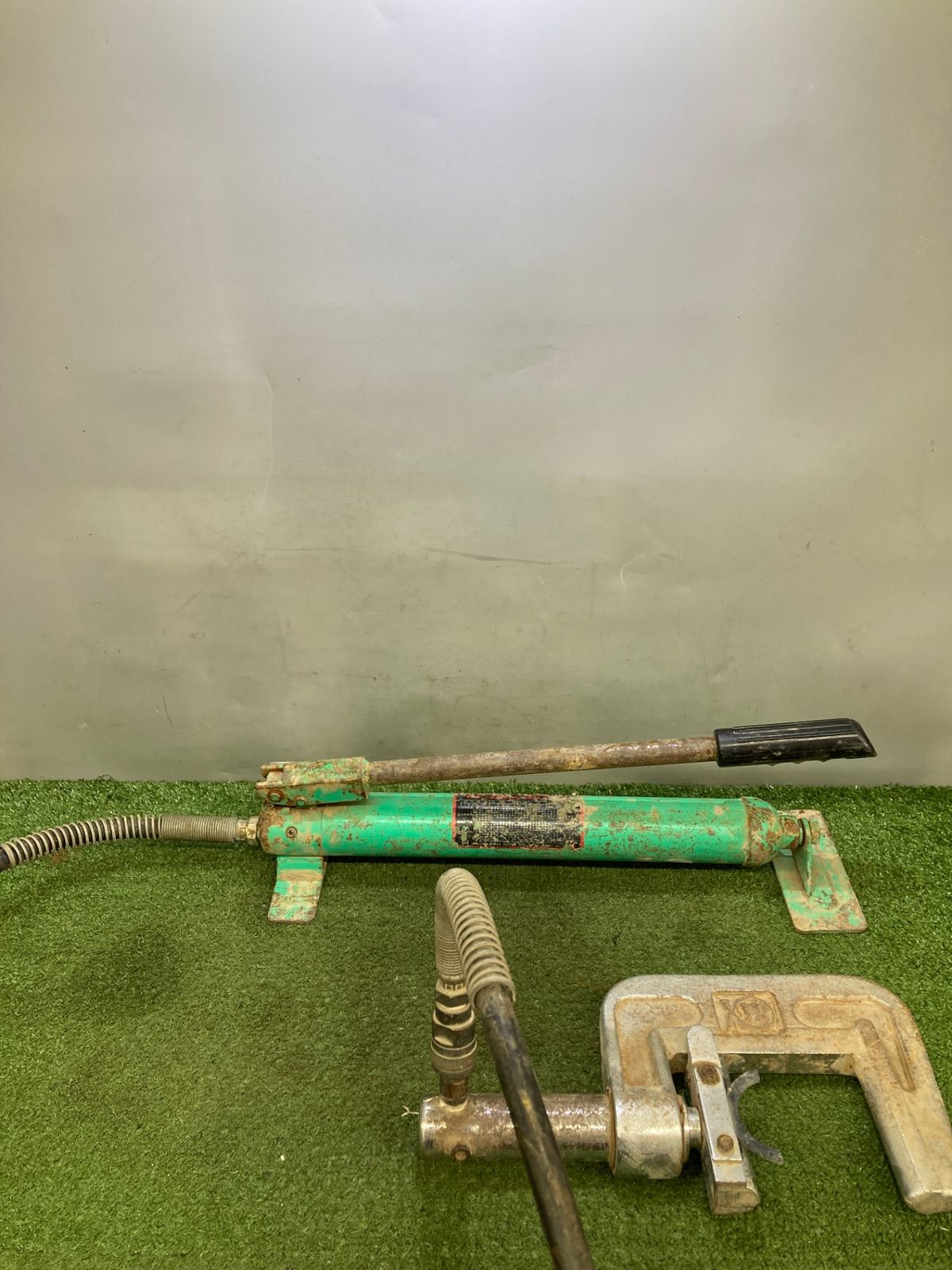 品 0921 亀倉精機 手動油圧ポンプEP-700 P-50N 断水機セット ITW425BW6518