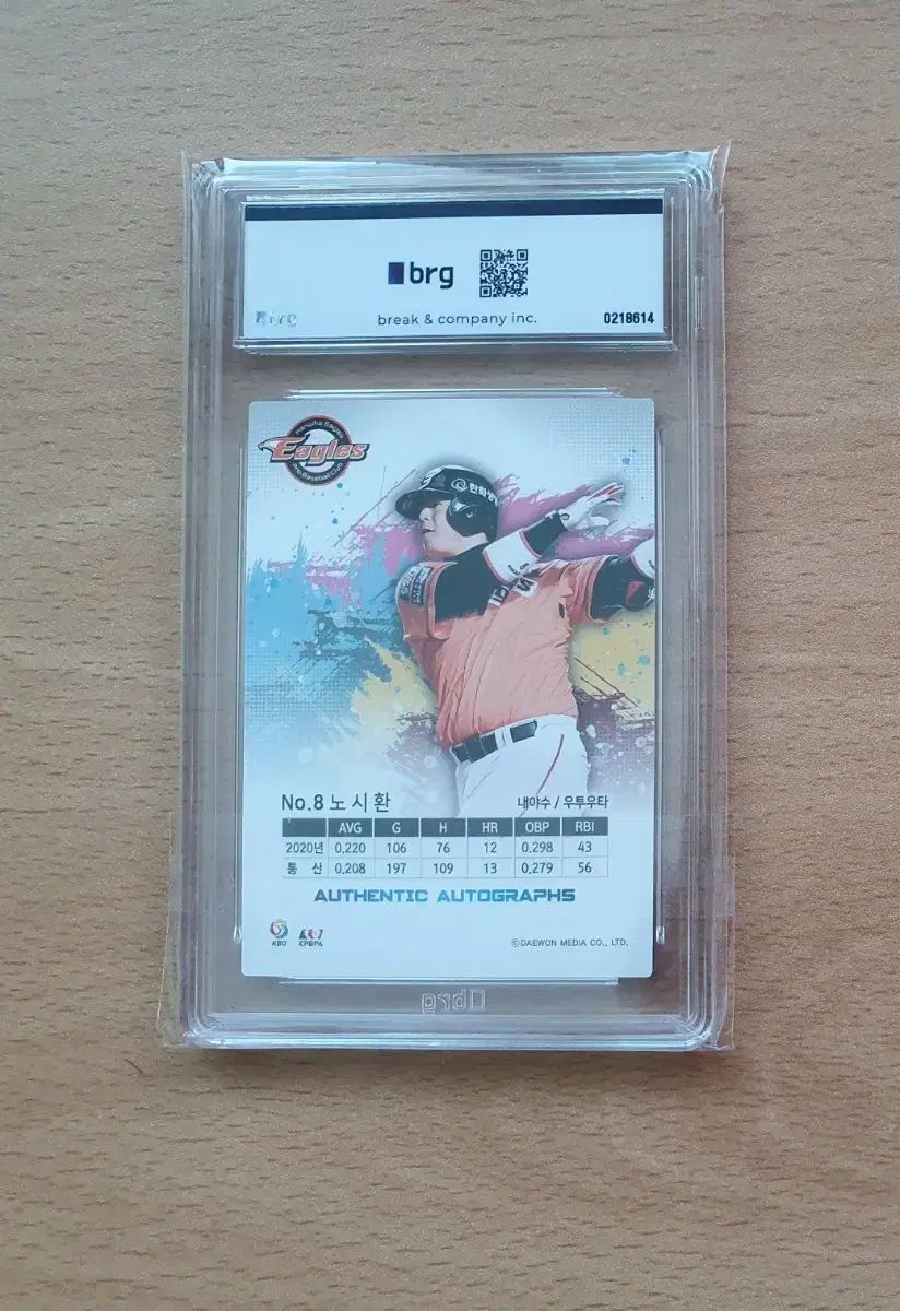 2021 SCC KBO レインボー Hanwhae ハンファ 盧 施煥 ノ シファン 24 オート BRG 10カード