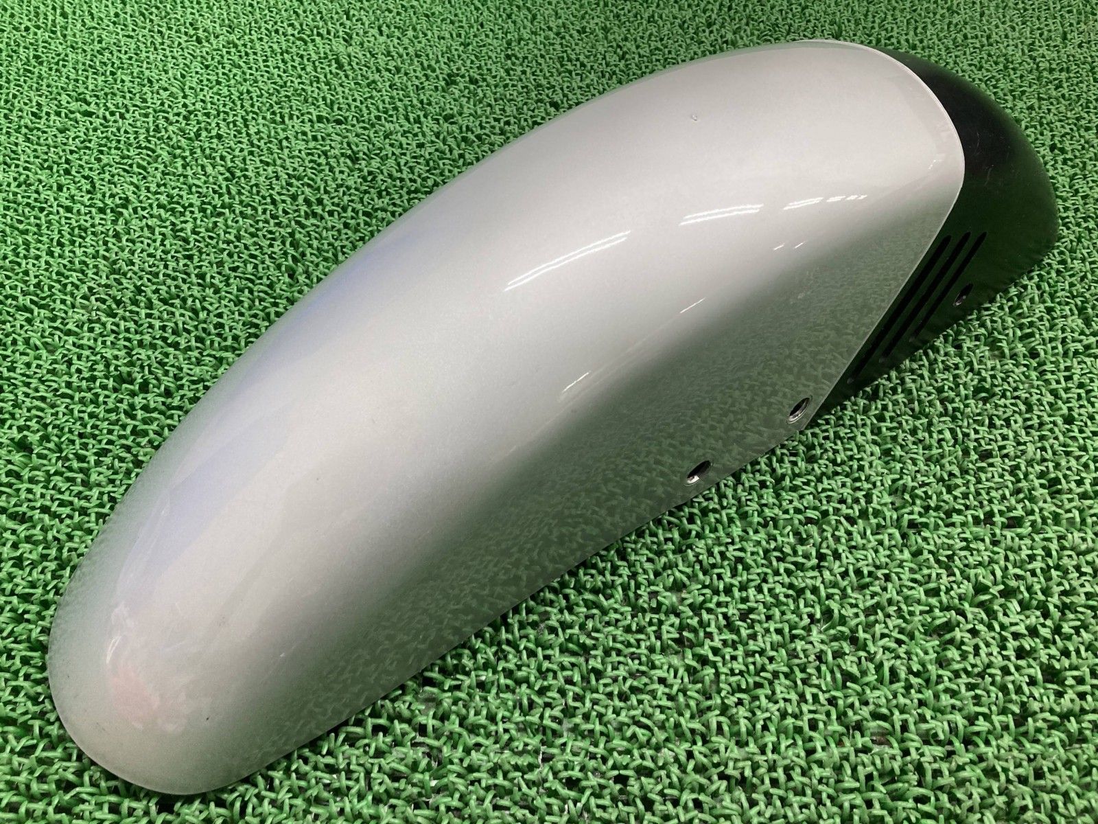 GSX1100Sカタナ フロントフェンダー 銀|黒 53111-49300 スズキ 純正 バイク 部品 GS110X コケキズ無し 品薄 品 bY