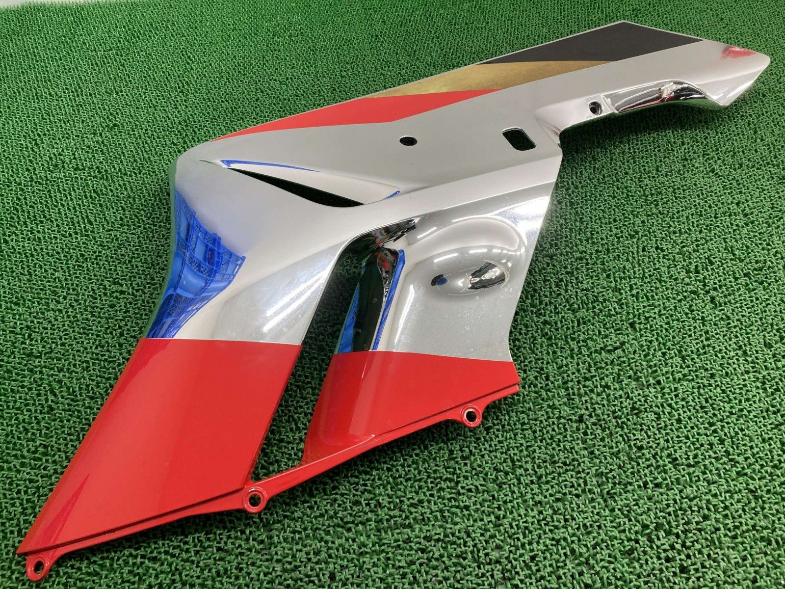 CBR1000RR サイドカウル 右 メッキ 赤 MEL ホンダ 純正 バイク 部品 SC57 04年～05年モデル 前期 無限 MUGEN 車検 Genuine eP