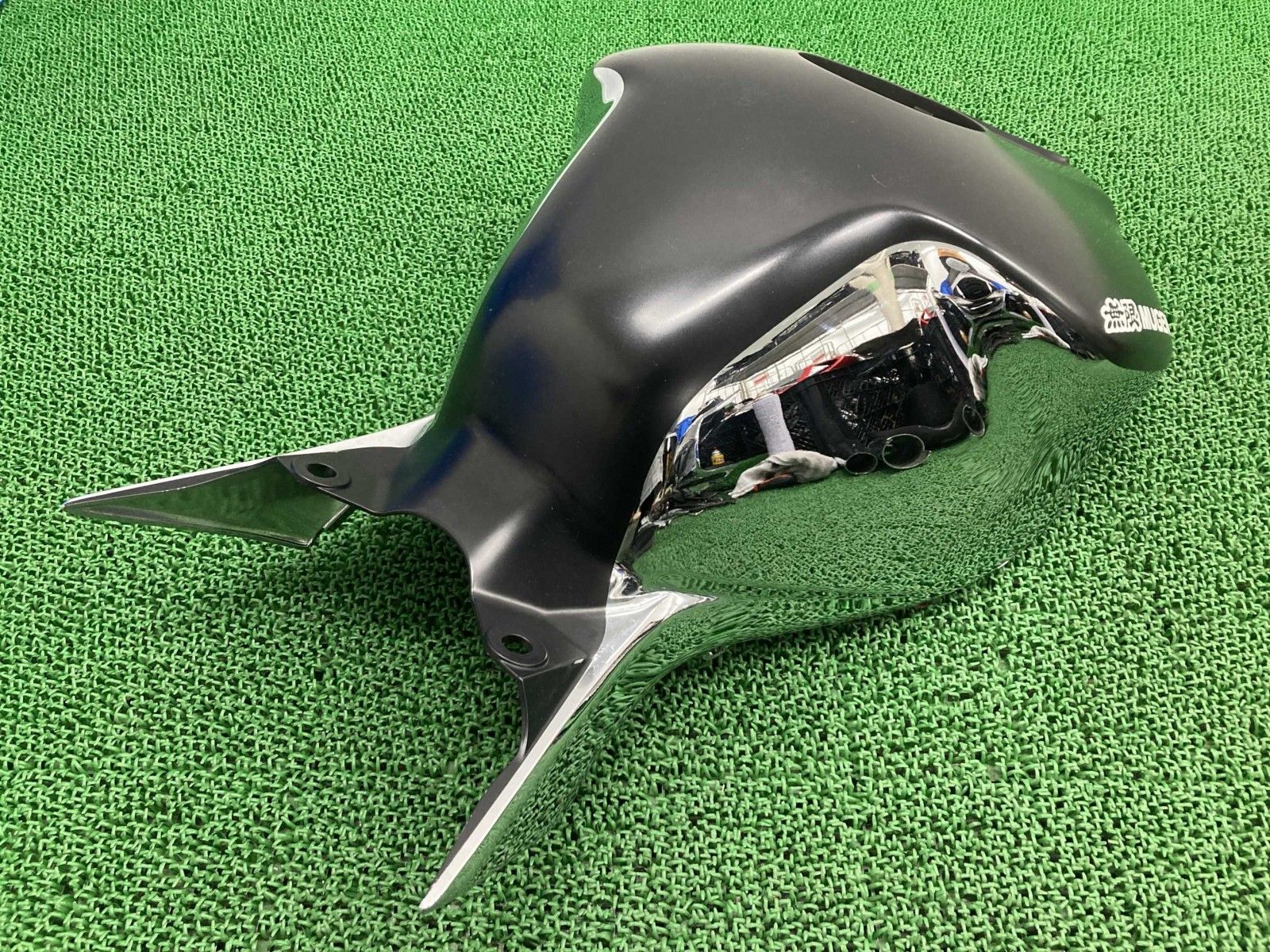 CBR1000RR タンクカバー 黒 メッキ ホンダ 純正 バイク 部品 SC57 04年～05年モデル 前期 無限 MUGEN 車 車検 Genuine Se