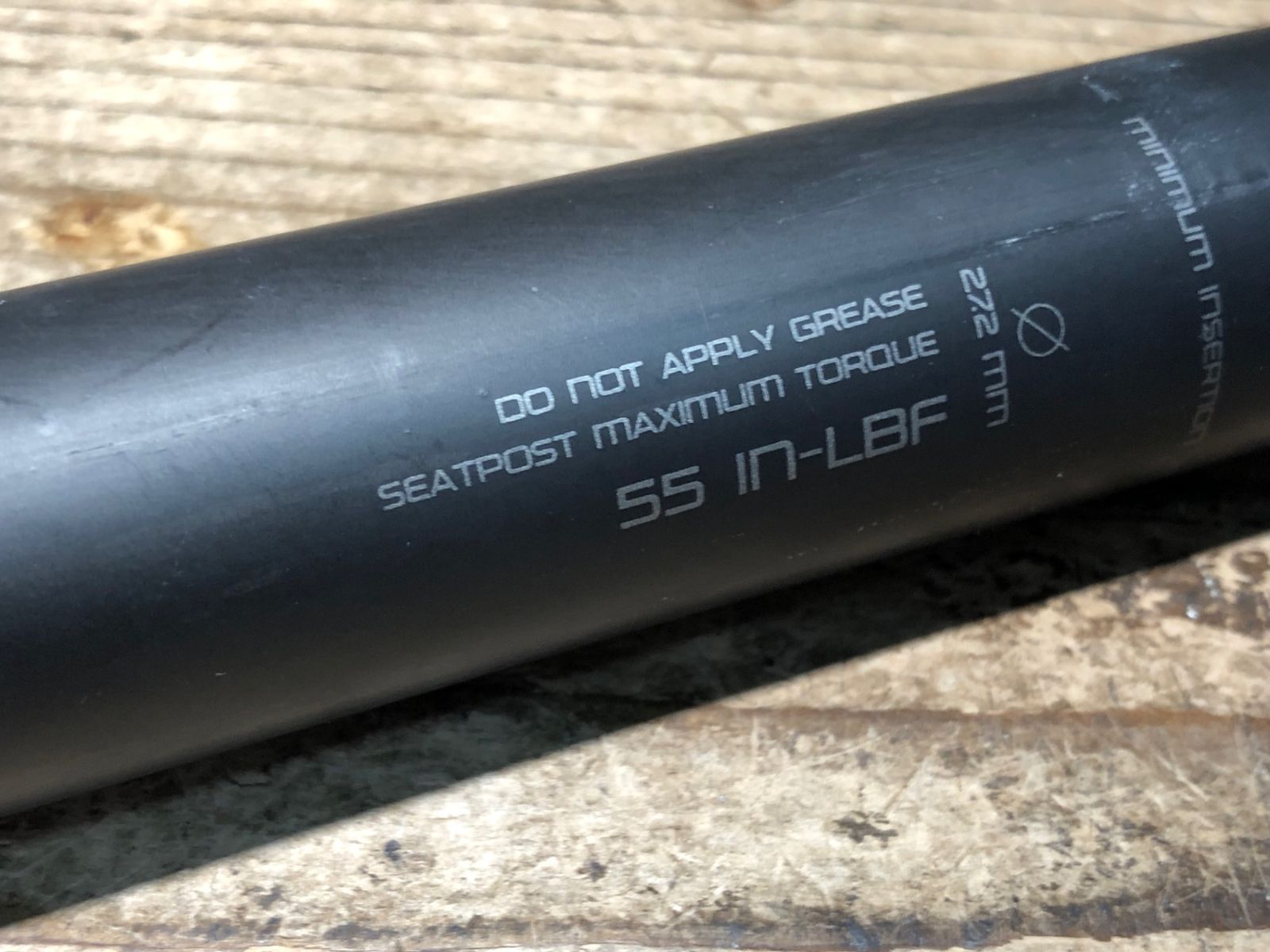 JK921 スペシャライズド SPECIALIZED S-WORKS カーボン シートポスト Φ27.2 alloy rail カット済み BRIGHTFACE_UK