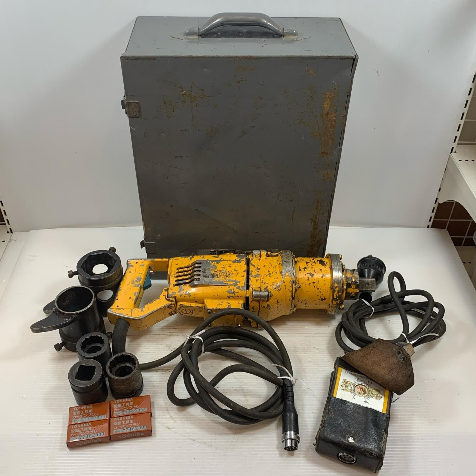 κκ芝浦製作所 締め付け工具 電動ナットランナ コード式 200v 91030028 NR-12T1 イエロー