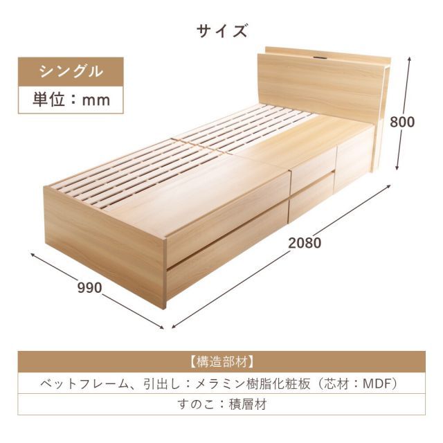 ヘッドボード シンプル