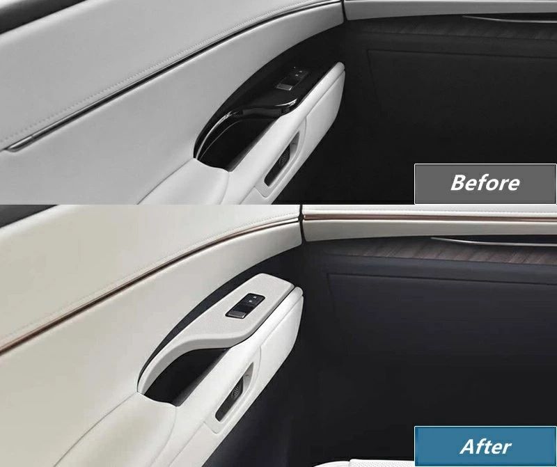 レクサス LM500h用 パワーウィンドウスイッチカバー ドアスイッチパネル カバー 2個 2色選択 FFCRYSTALESIA_COM