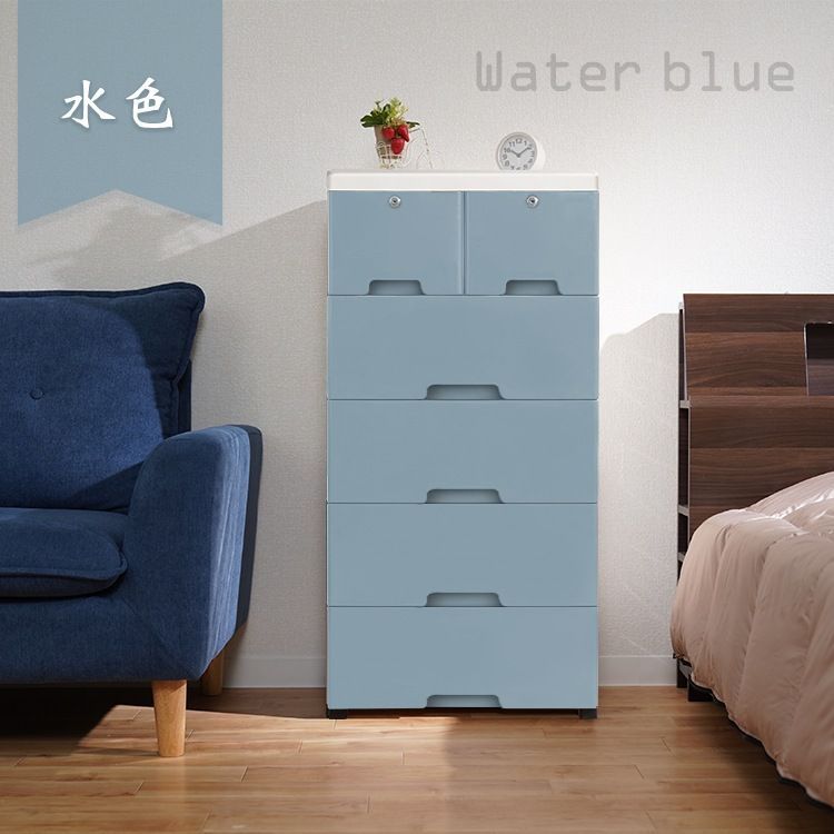 収納ケース 5段 タンス チェスト プラスチック 鍵つき 組み立て式 整理 箪笥 たんす 引き出し 衣装ケース クローゼット ワードローブ 洋服 小物入れ 部屋 寝室 子供 リビング お風呂場 収納ダンス 収納用品 片付け ny423 MARWIL-DEMENAGEMENTS_CH