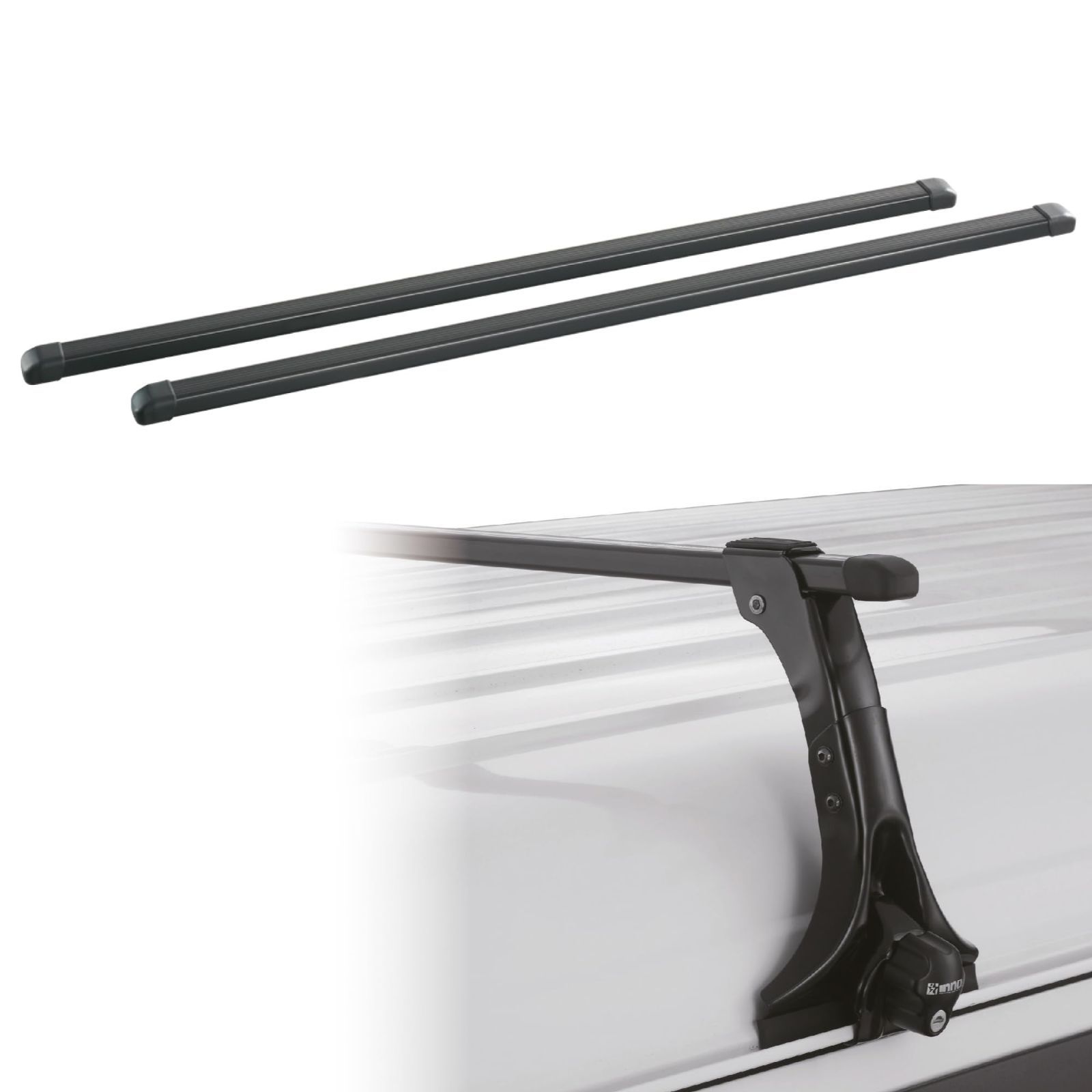 商品 型式 DA17 ハイルーフ 系 エブリイ 年式 スズキ H27.2~ 等 ベースキャリアセット INMDK スクエアタイプ 車種別 inno イノー INB137BK カーメイト CARMATE