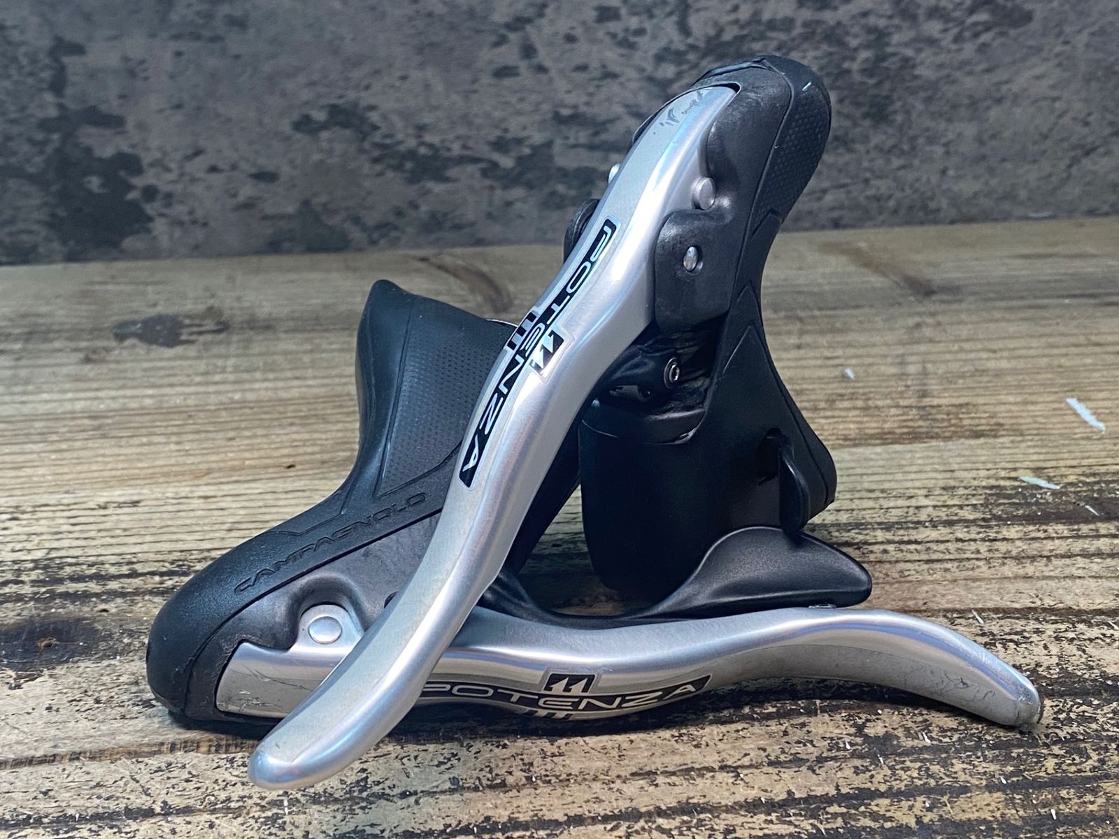 JK532 カンパニョーロ CAMPAGNOLO ポテンザ POTENZA エルゴレバー 2x11s シルバー