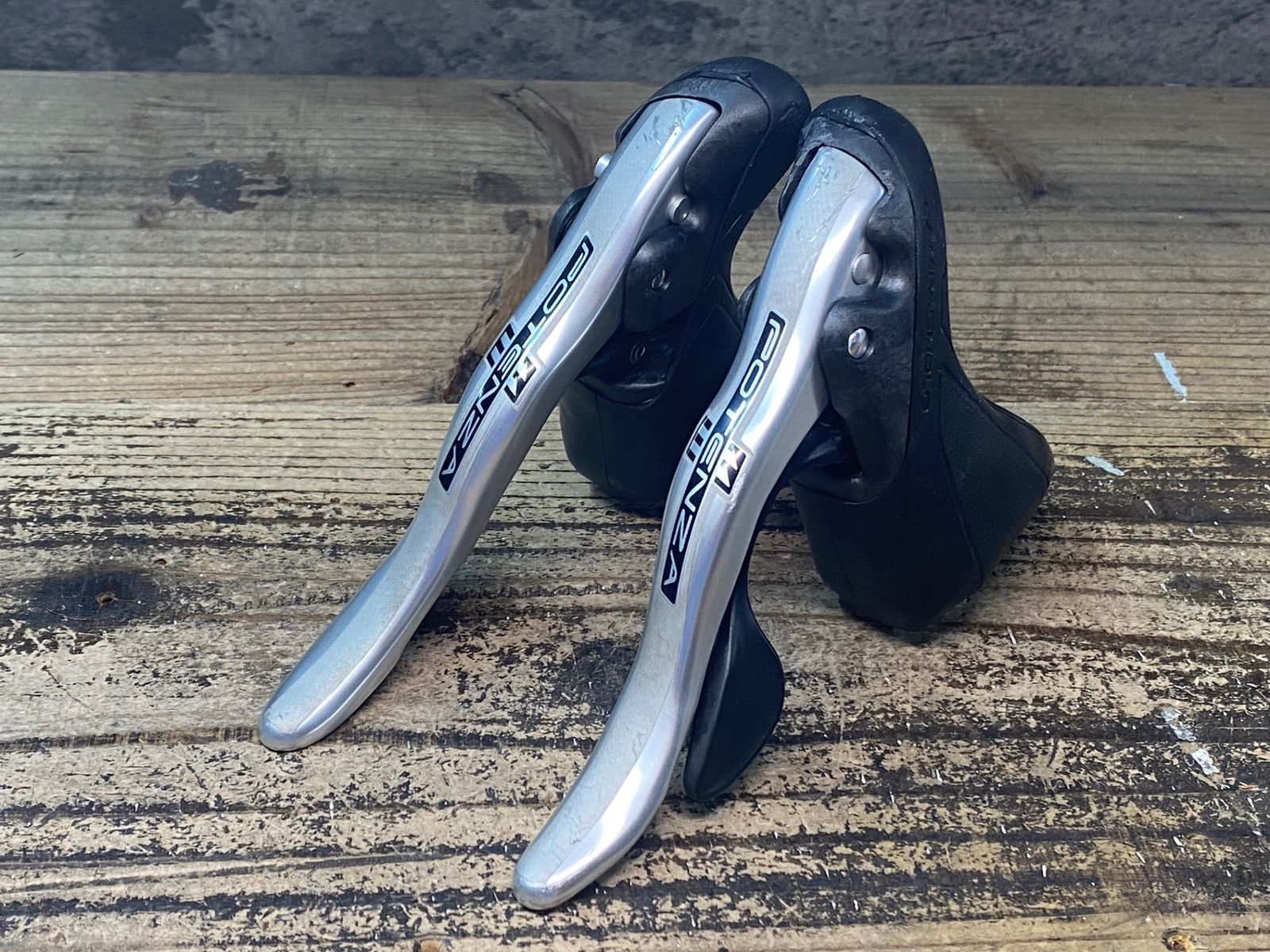 JK532 カンパニョーロ CAMPAGNOLO ポテンザ POTENZA エルゴレバー 2x11s シルバー