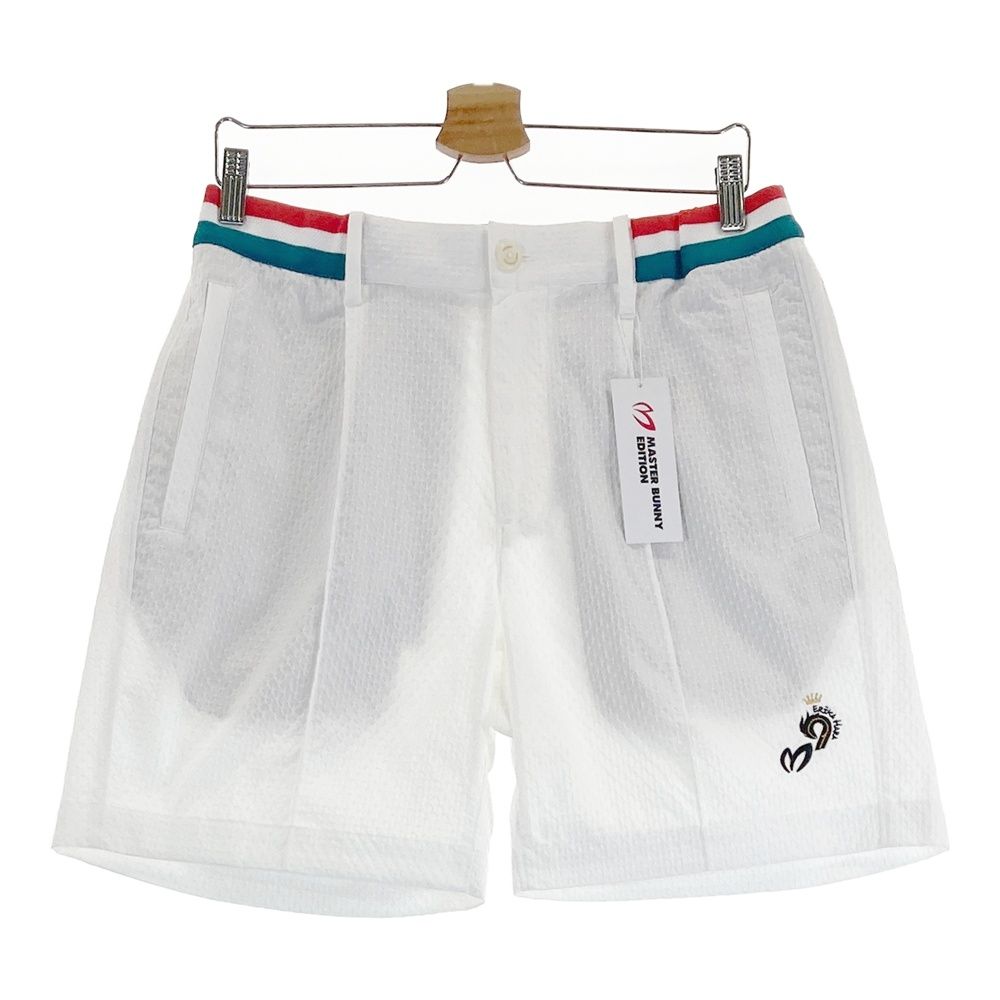 サイズ 4 MASTER BUNNY EDITION マスターバニーエディション モデル ハーフパンツ ホワイト系 240101500807 ゴルフウェア メンズ ストスト