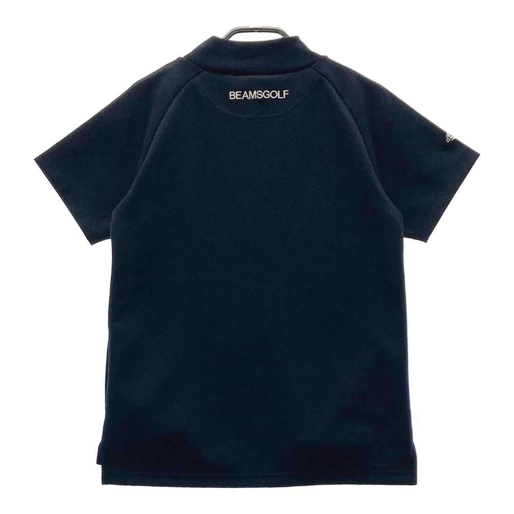 サイズ M BEAMS GOLF ビームスゴルフ モデル モックネック 半袖Tシャツ ネイビー系 240101540137 ゴルフウェア レディース ストスト