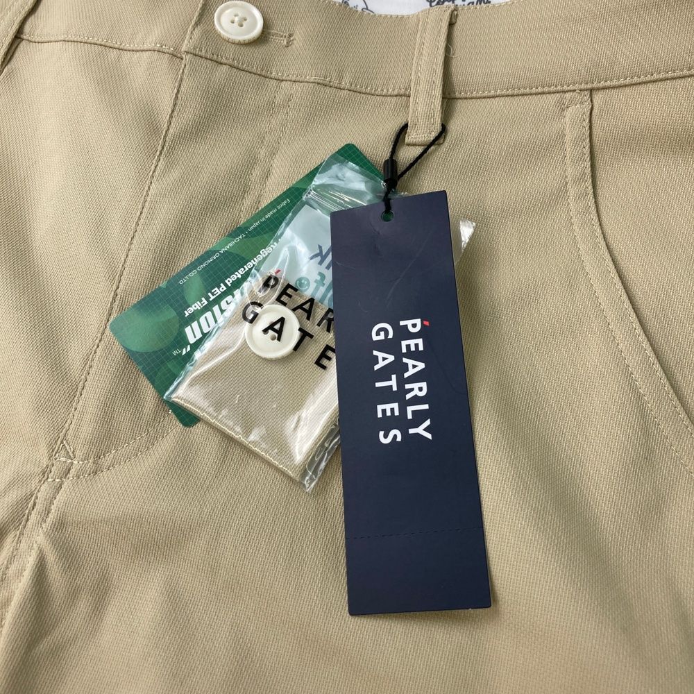 ストレッチハーフパンツ ベージュ系