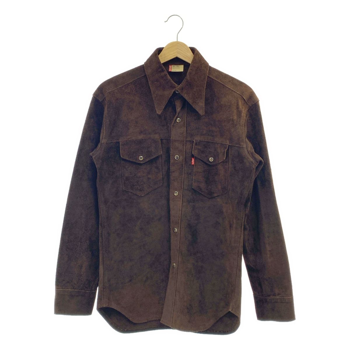 Levi s | リーバイス | RED TAB | スエード レザー シャツ ジャケット | ダークブラウン | メンズ