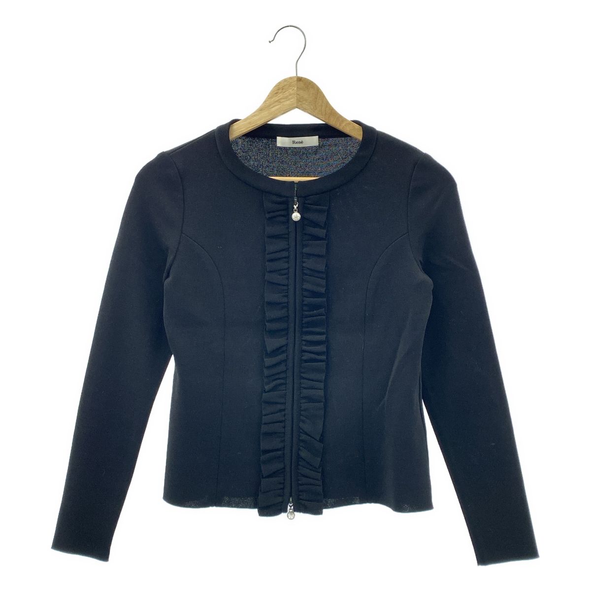 美品 ルネrene パールカーディガン 34 Rene ⁄ ルネ | パール ニット