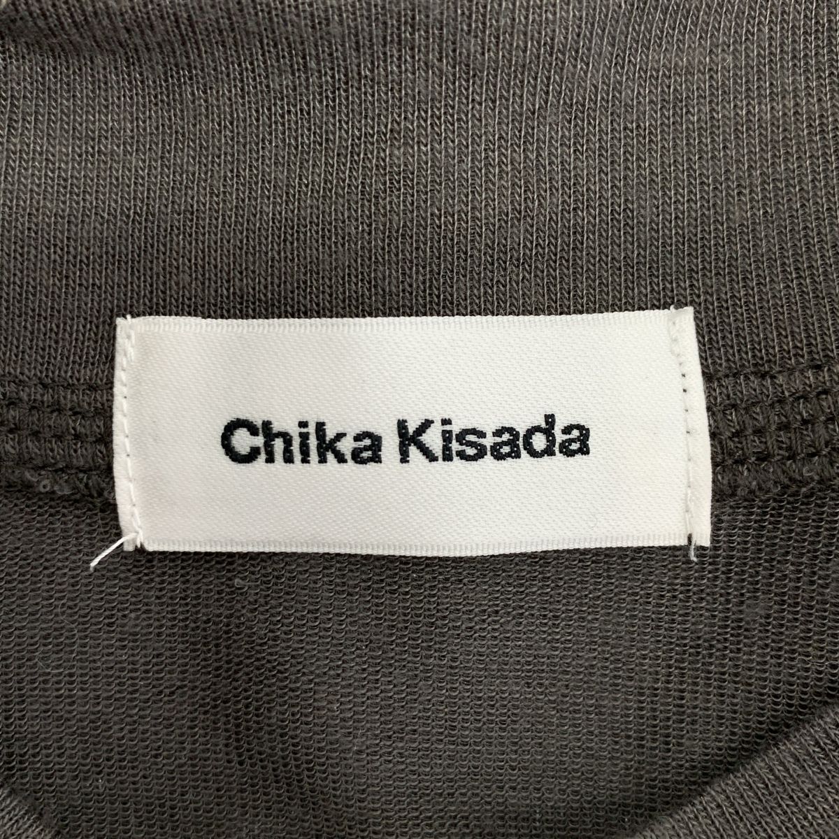 Chika Kisada / チカキサダ | シルク カシミヤ ブレンド ニット ボディスーツ | 1 | gray | レディース Chika Kisada / チカキサダ | シルク カシミヤ ブレンド ニット ボディ