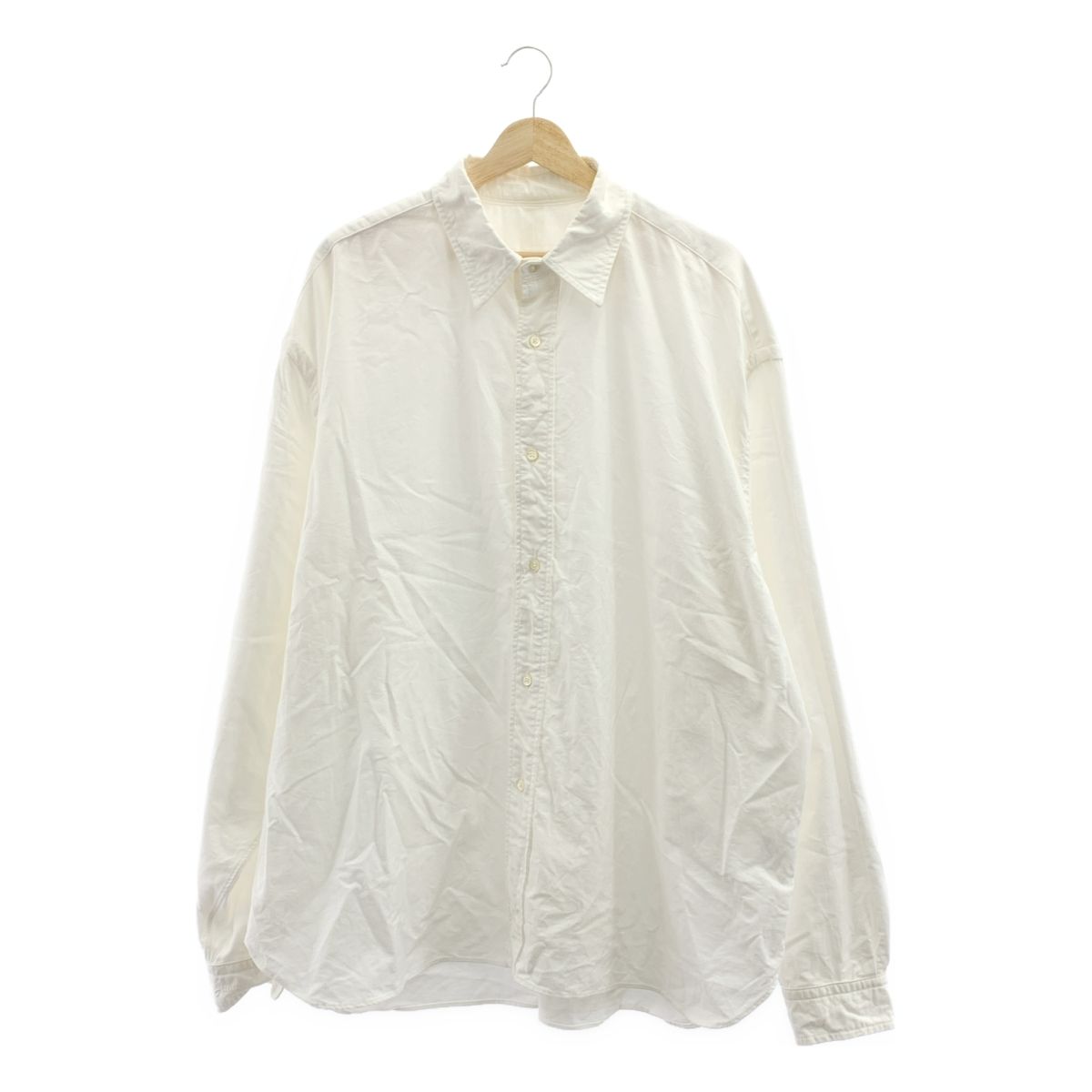 Sillage | シアージ | コットン オーバーサイズ シャツ | F | ホワイト | メンズ