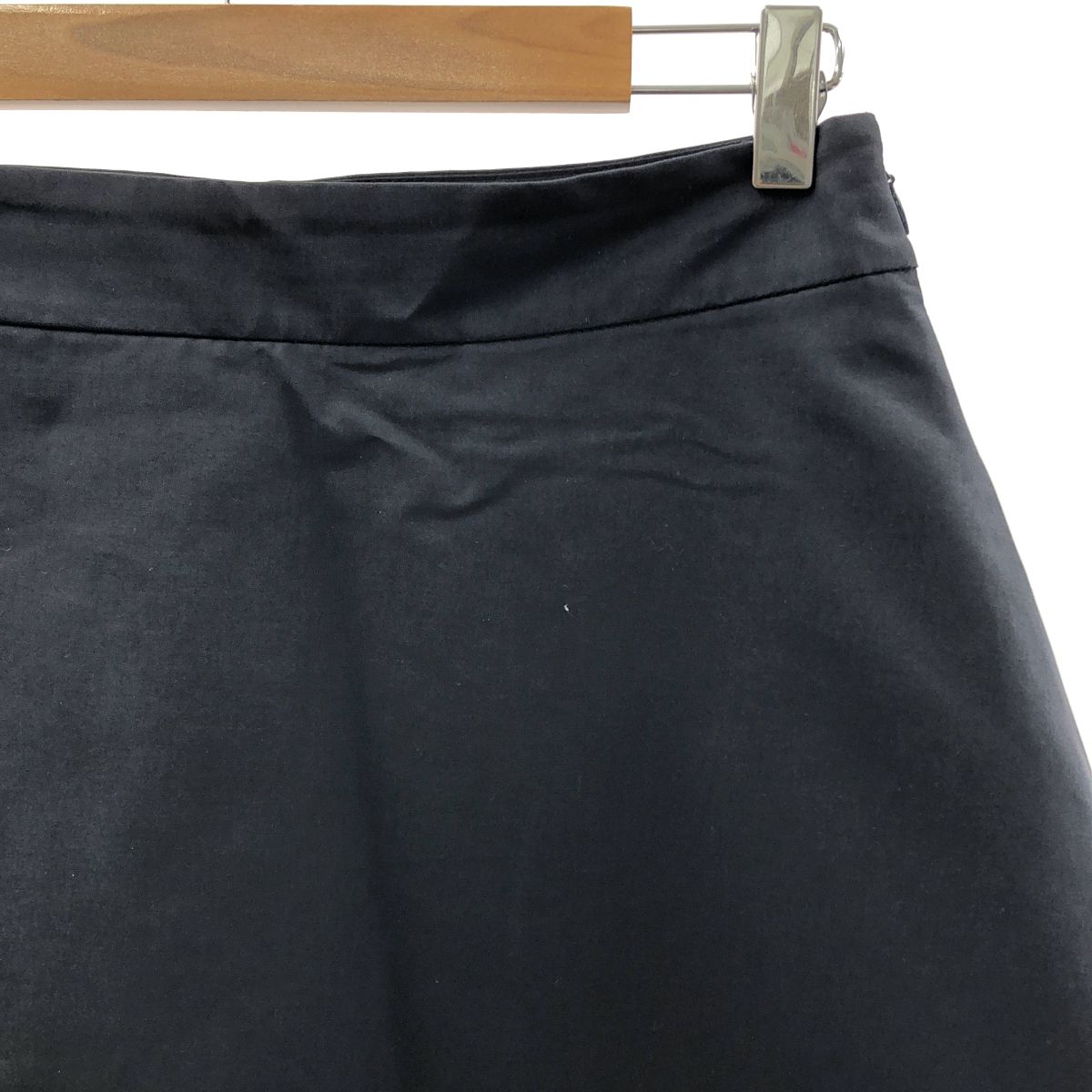 JIL SANDER ジルサンダー 2025SS コットン アシンメトリー スカート 36 ネイビー レディース