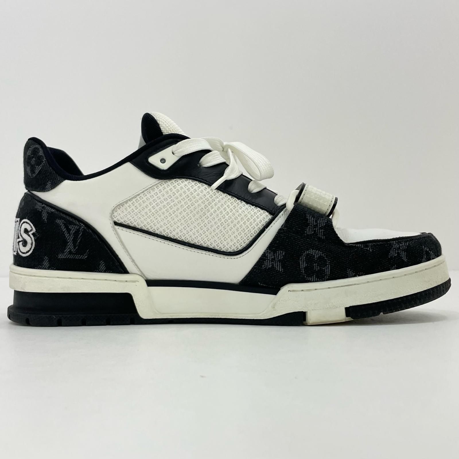 LOUIS VUITTON ルイ・ヴィトン スニーカー シューズ ブラック サイズ9