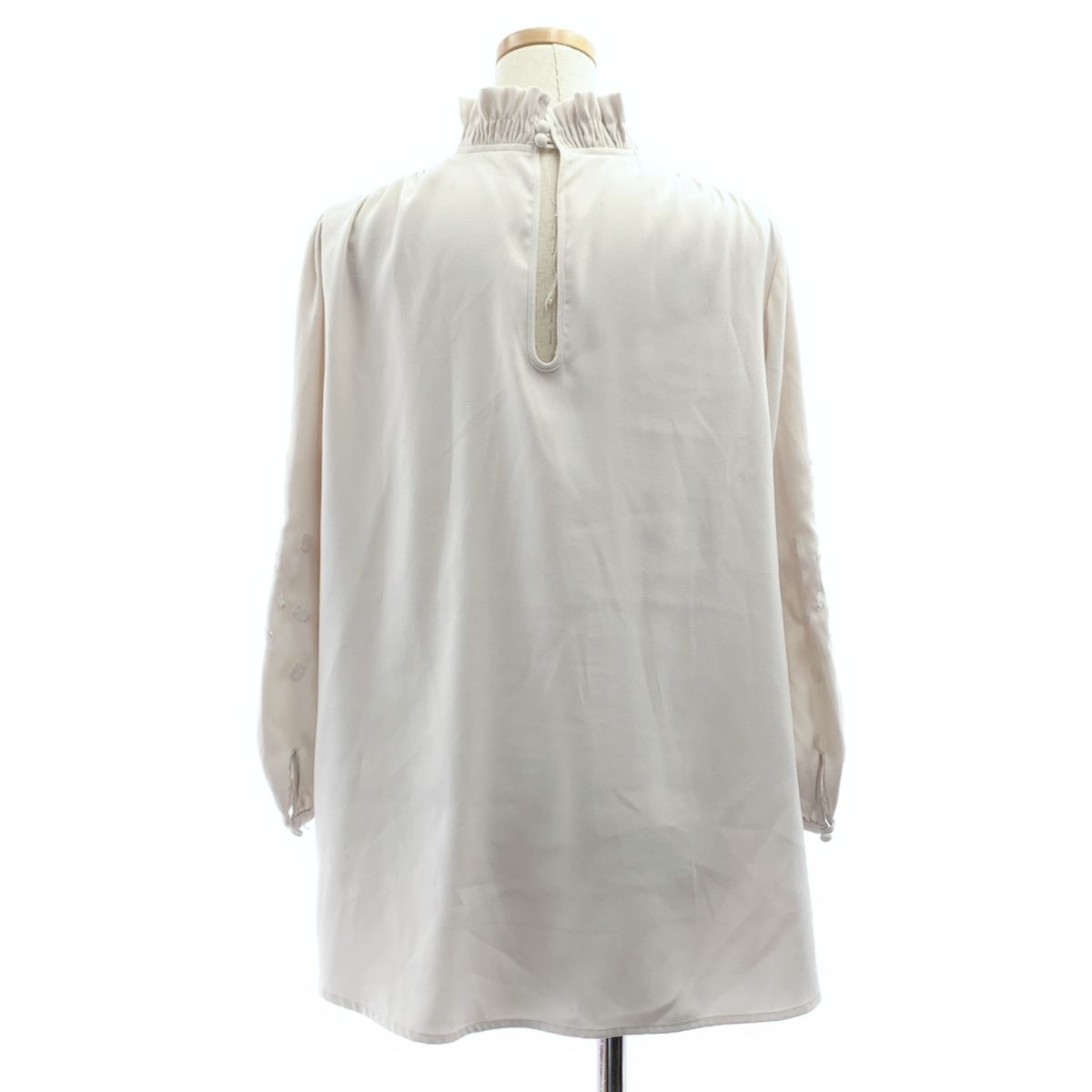  iCONOLOGY イコノロジー 桜 花を着るブラウス シャツ F ベージュ系 レディース 長袖 シャツ ブラウス