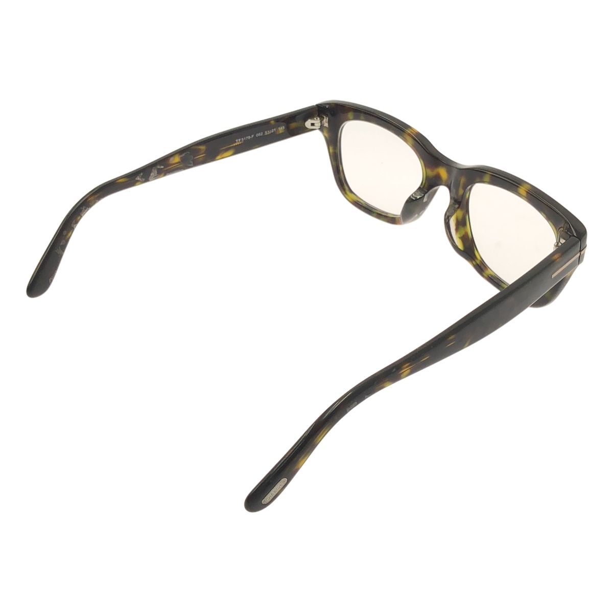 TOM FORD トムフォード ウェリントン べっ甲 フレームメガネ アジアンフィット 51 21 145 ブラウン