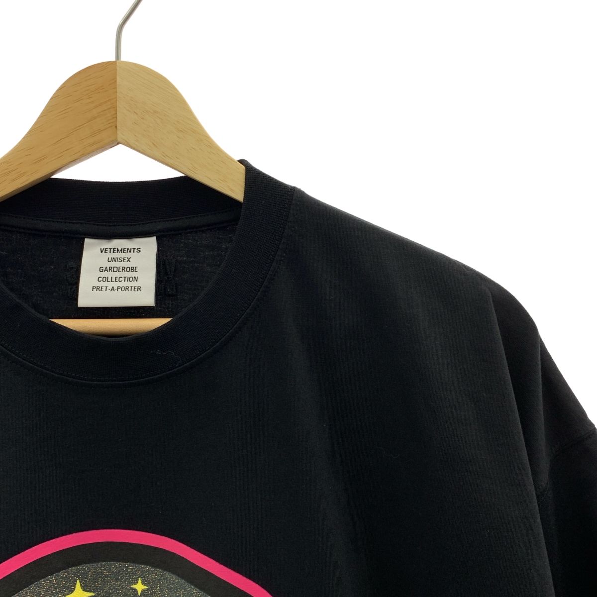 VETEMENTS ヴェトモン 2025AW WILD UNICORN TEE ワイルド ユニコーン Tシャツ XS ブラック メンズ