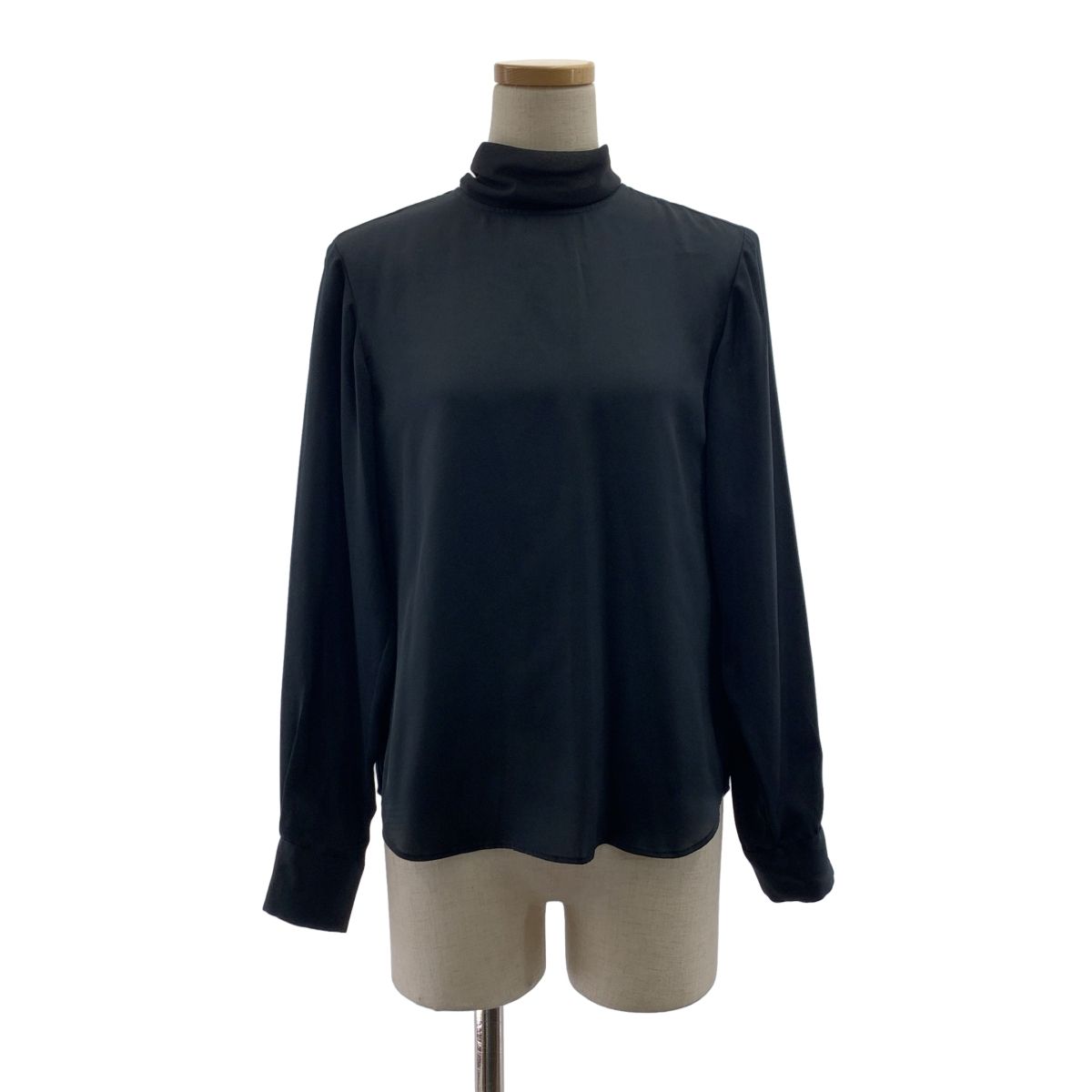 noir kei ninomiya | ノワールケイニノミヤ | 2018SS | タイ シアー シャツ ブラウス | XS | ブラック | レディース