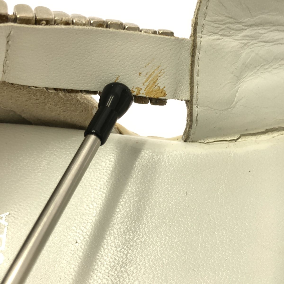  TOGA PULLA トーガプルラ METAL SNEAKER SANDAL メタル スニーカーサンダル 23.5 ホワイト ベージュ シルバー レディース その他 靴