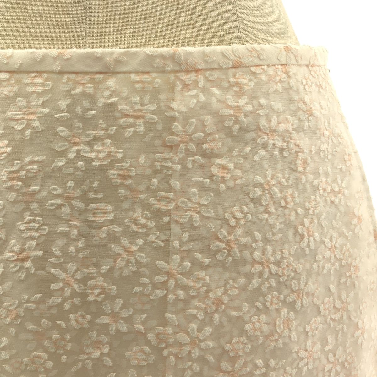 BLAMINK ブラミンク 2025SS フラワープリント タイト スカート 36 ライトピンク レディース