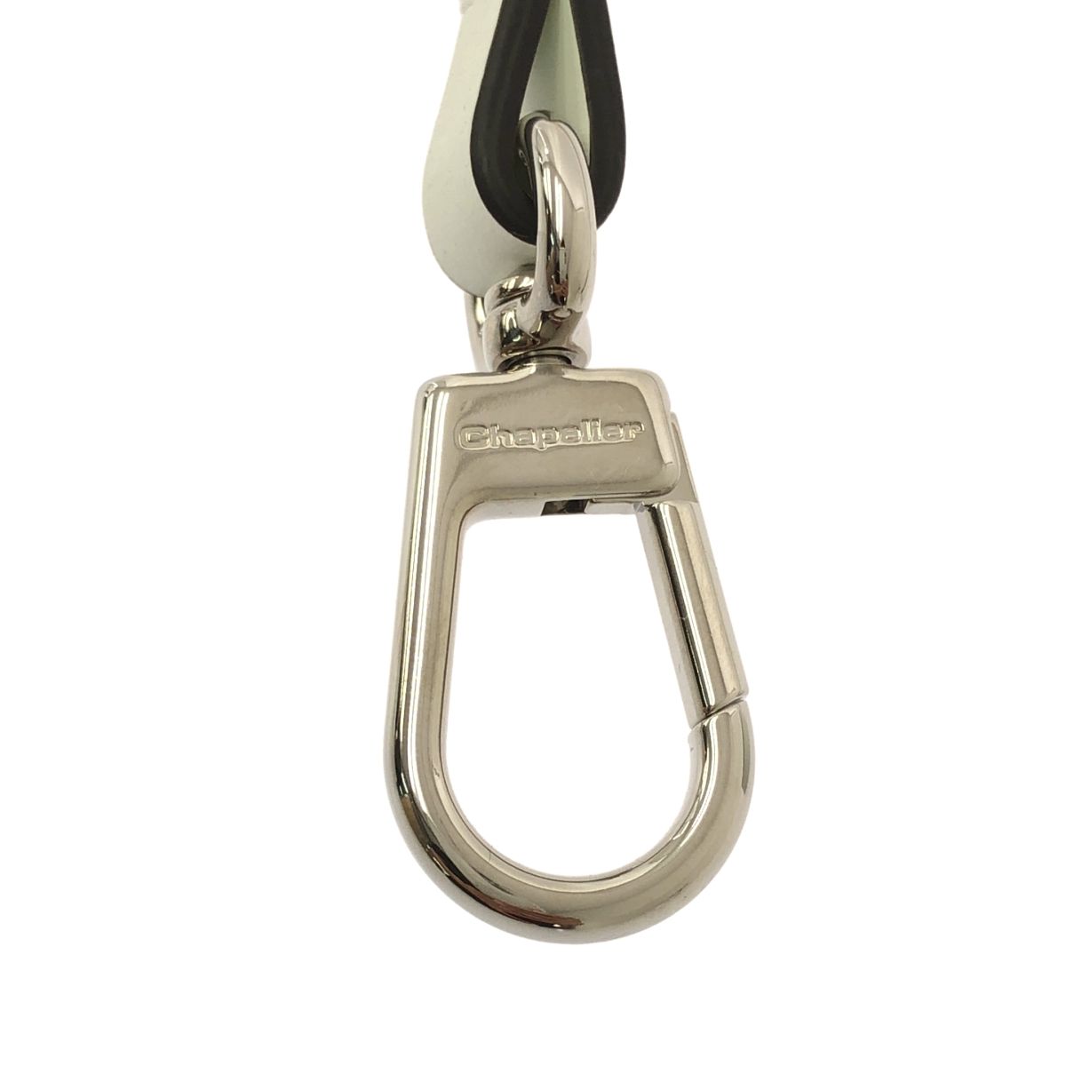 HERVE CHAPELIER エルベシャプリエ 1660L レザーストラップ チャーム ホワイト NEXPOTALLINN_EU