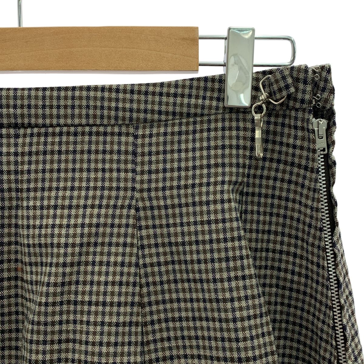 OUR LEGACY アワーレガシー カットオフ サイドジップ スカート 38 グレー系 レディース