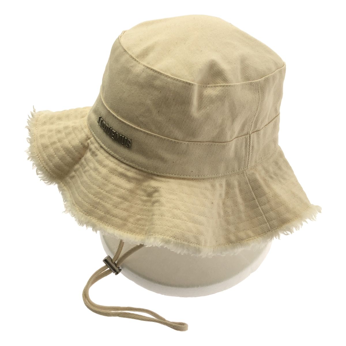 JACQUEMUS ジャックムス brim bucket hat ロゴ バケットハット 帽子 58 エクリュ レディース