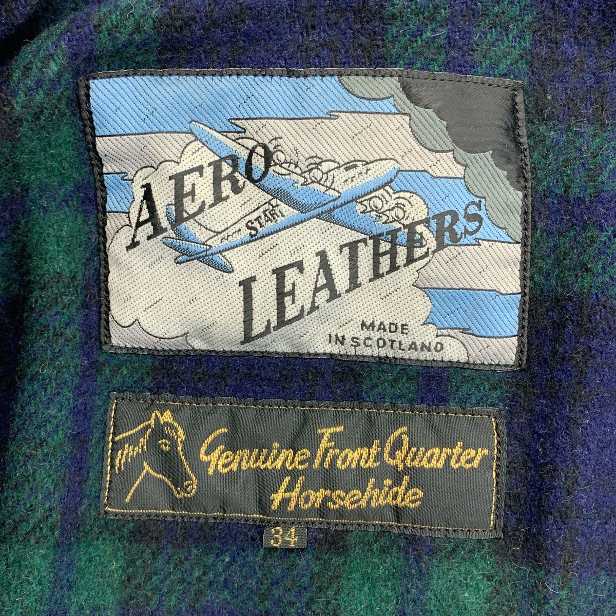 美品】 AEROLEATHER / エアロレザー | 1990s | Genuine Front Quarter