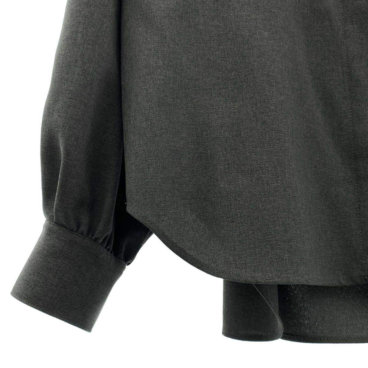 美品】 foufou / フーフー | high neck blouse / ハイネック ブラウス 