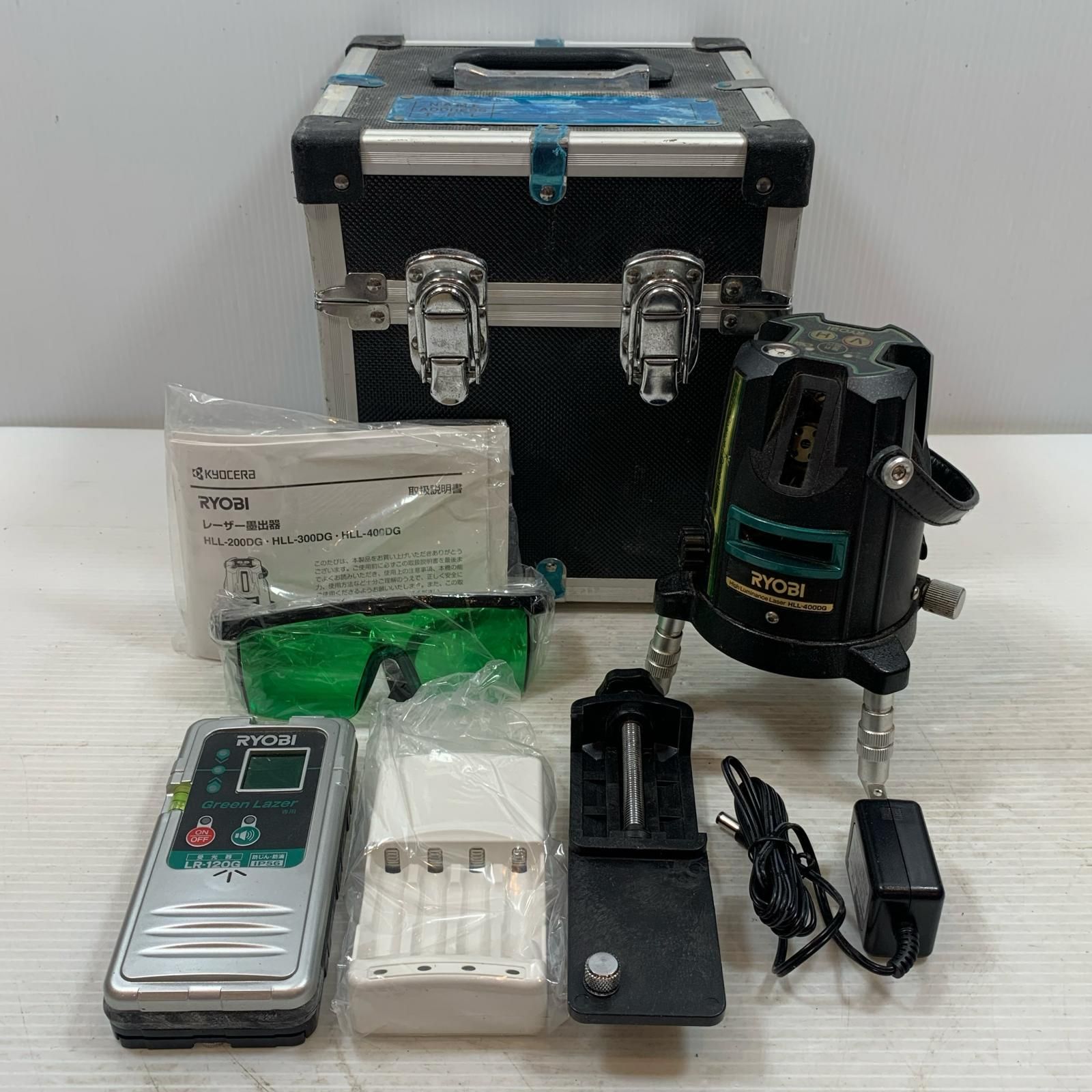 κκRYOBI リョービ レーザー機器 レーザー墨出し器 HLL-400DG ブラック
