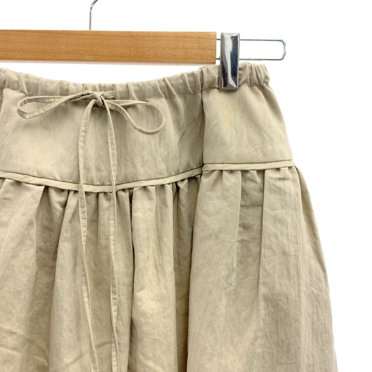ライトリンクルコットン ギャザースカート