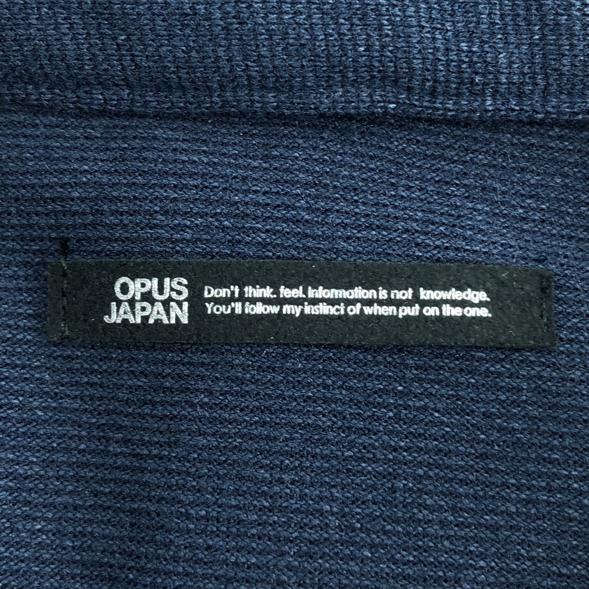 【ホットアイテム】 OPUS JAPAN | オーパスジャパン | Washi-Haori 和紙羽織 カーディガン | M-L | ネイビー | メンズ