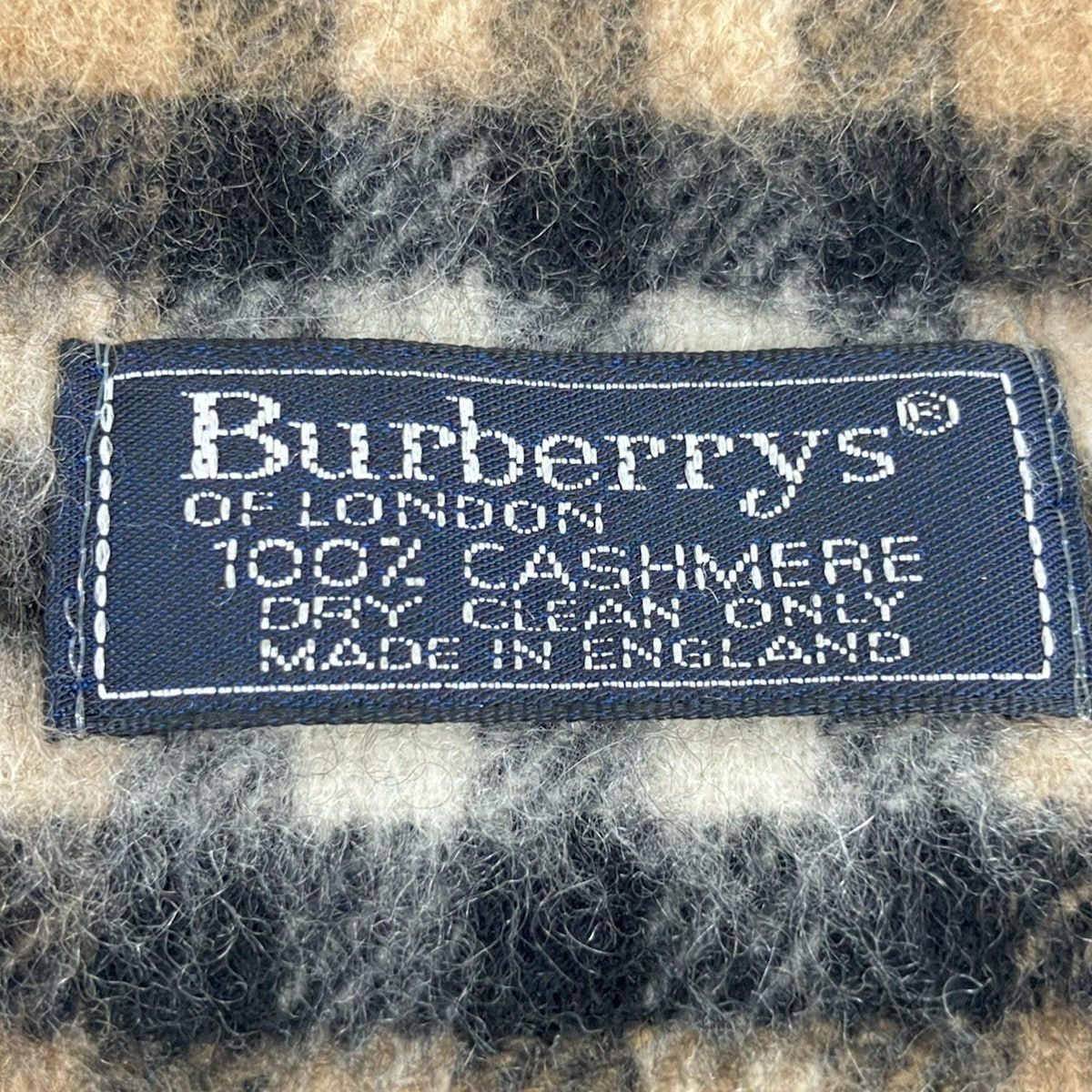 Burberry s バーバリーズ マフラー - ブラウン×黒×マルチ チェック柄 カシミヤ