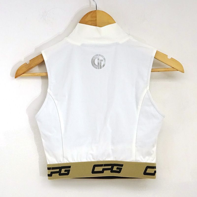 三重店】CPGGOLF ゴルフウェア ハイネッククロップドトップス 5109