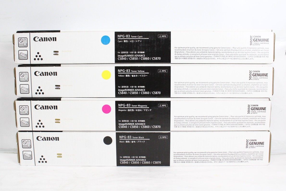 CANON 純正 トナー NPG-83 4色 シアン マゼンタ イエロー ブラック キャノン IT7V91F8BZHS-L46-byebye