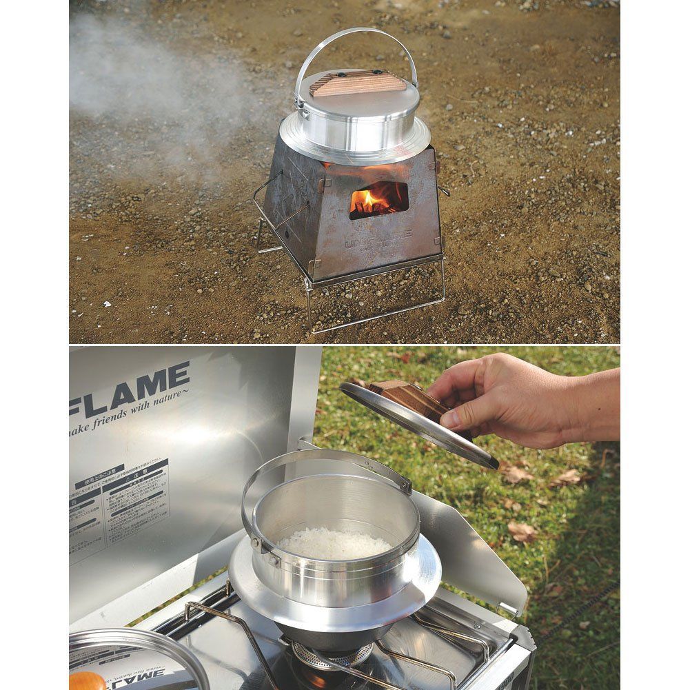 ユニフレーム キャンプ 羽釜 3合炊き 660218