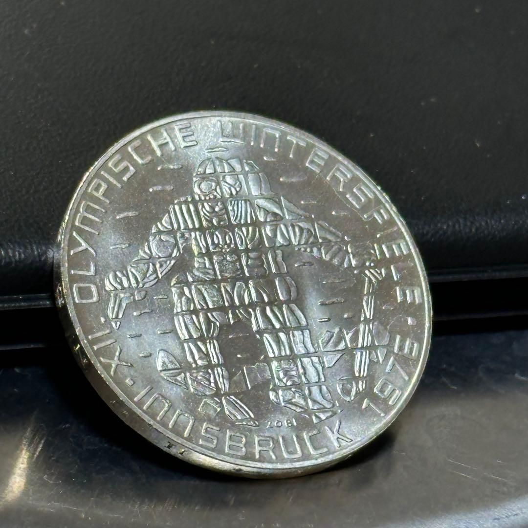 未使用銀貨】1976年 オーストリア 100シリング銀貨 第12回